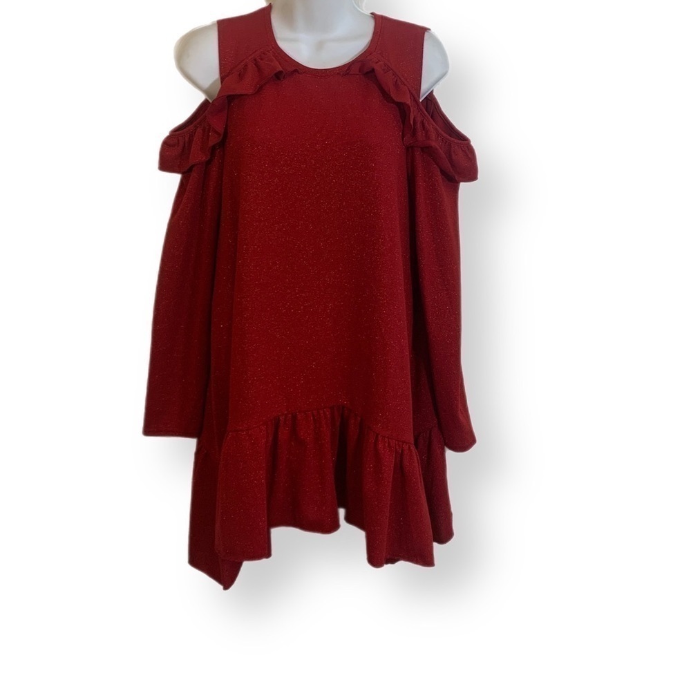 Wonder Nation Red Shimmer Dress